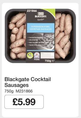 Blackgate Cocktail Sausages