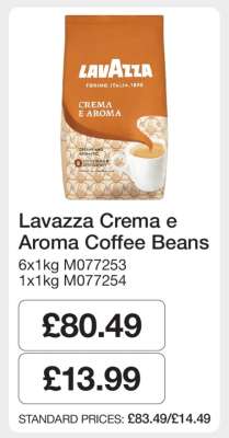 Lavazza Crema e Aroma Coffee Beans