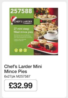 Chef’s Larder Mini Mince Pies