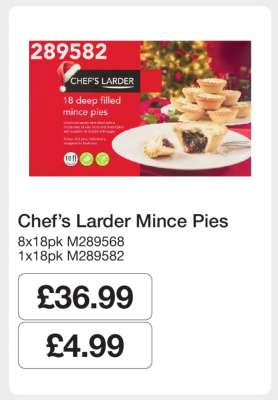Chef’s Larder Mince Pies