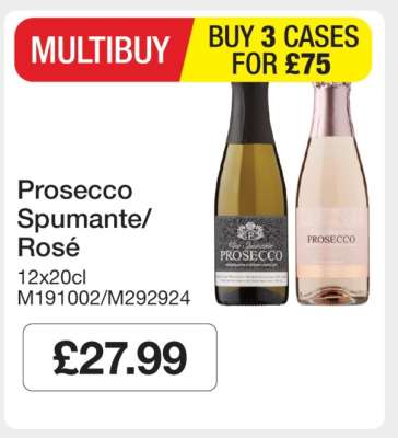 Prosecco Spumante Rosé