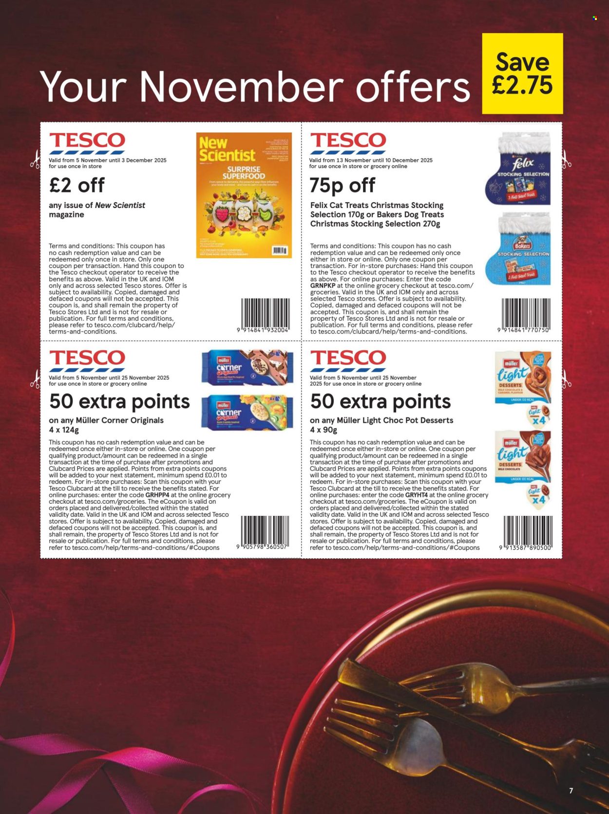 Tesco offer - 01/11/2025 - 30/11/2025. Page 7