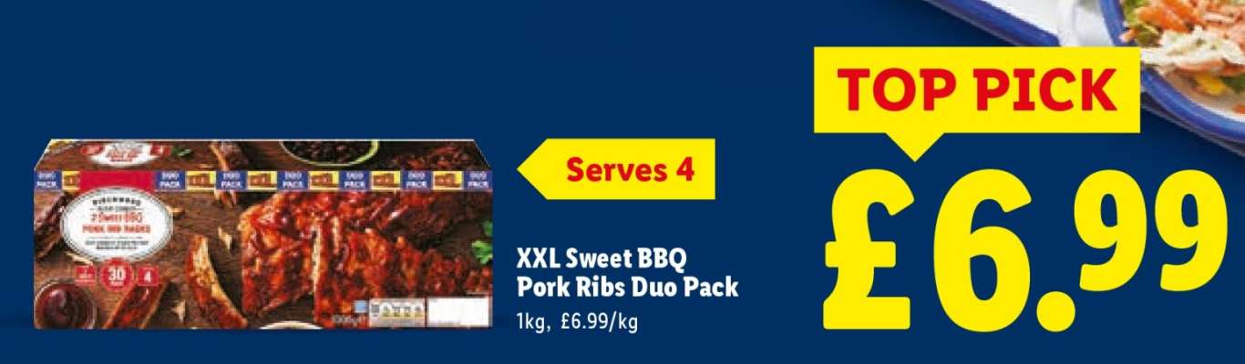 XXL Sweet BBQ Pork Ribs Duo Pack