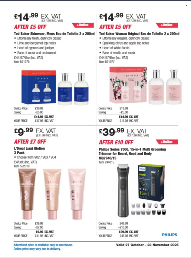 Costco offer - 27/10/2025 - 23/11/2025. Page 11