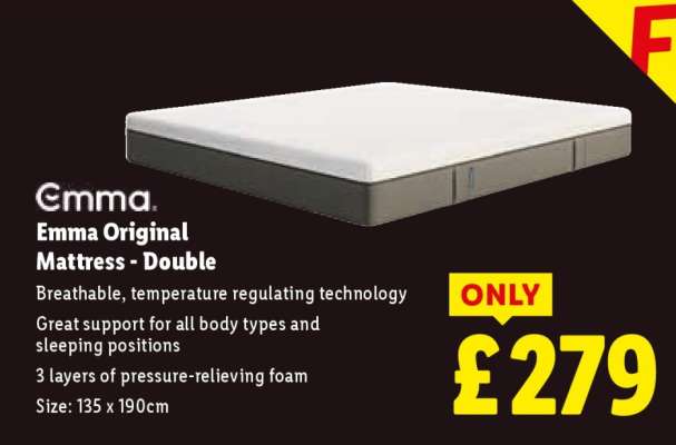 Emma Original Mattress - Double