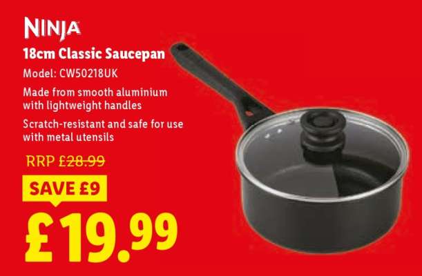 Ninja 18cm Classic Saucepan