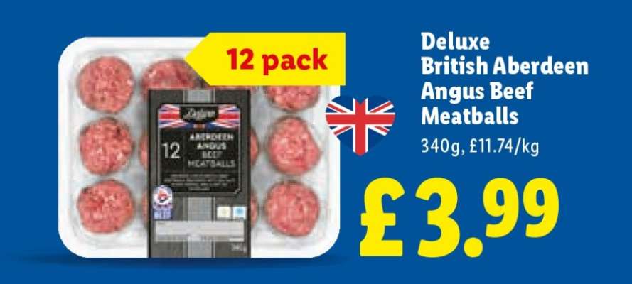 Deluxe British Aberdeen Angus Beef Meatballs