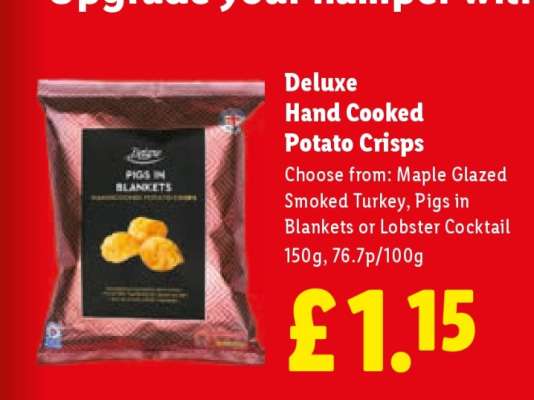 Deluxe Hand Cooked Potato Crisps