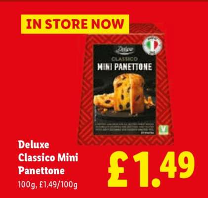 Deluxe Classico Mini Panettone