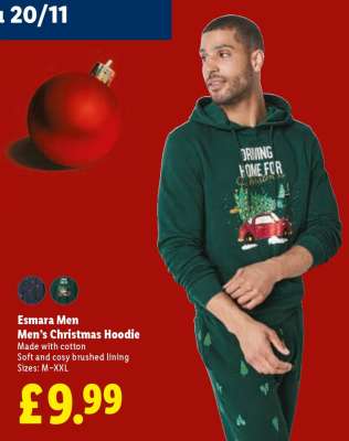 Esmara Men’s Christmas Hoodie