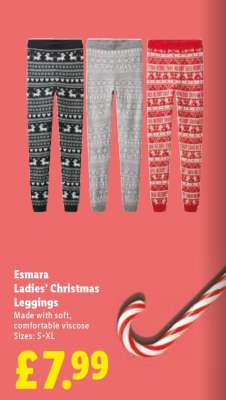 Esmara Ladies’ Christmas Leggings