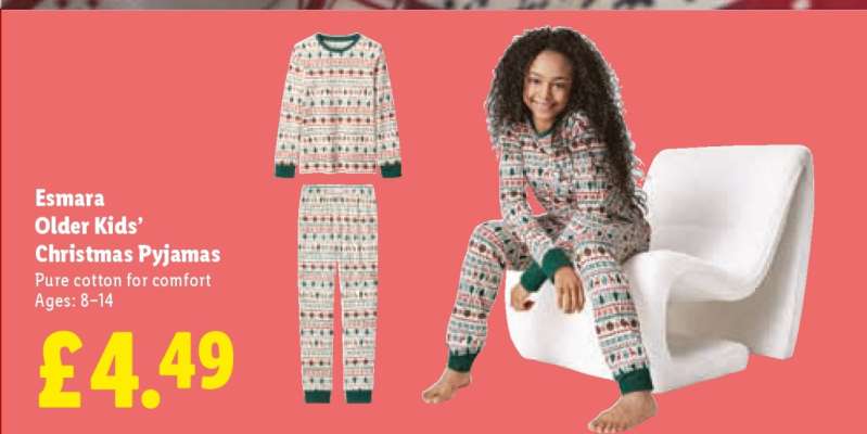 Esmara Older Kids’ Christmas Pyjamas