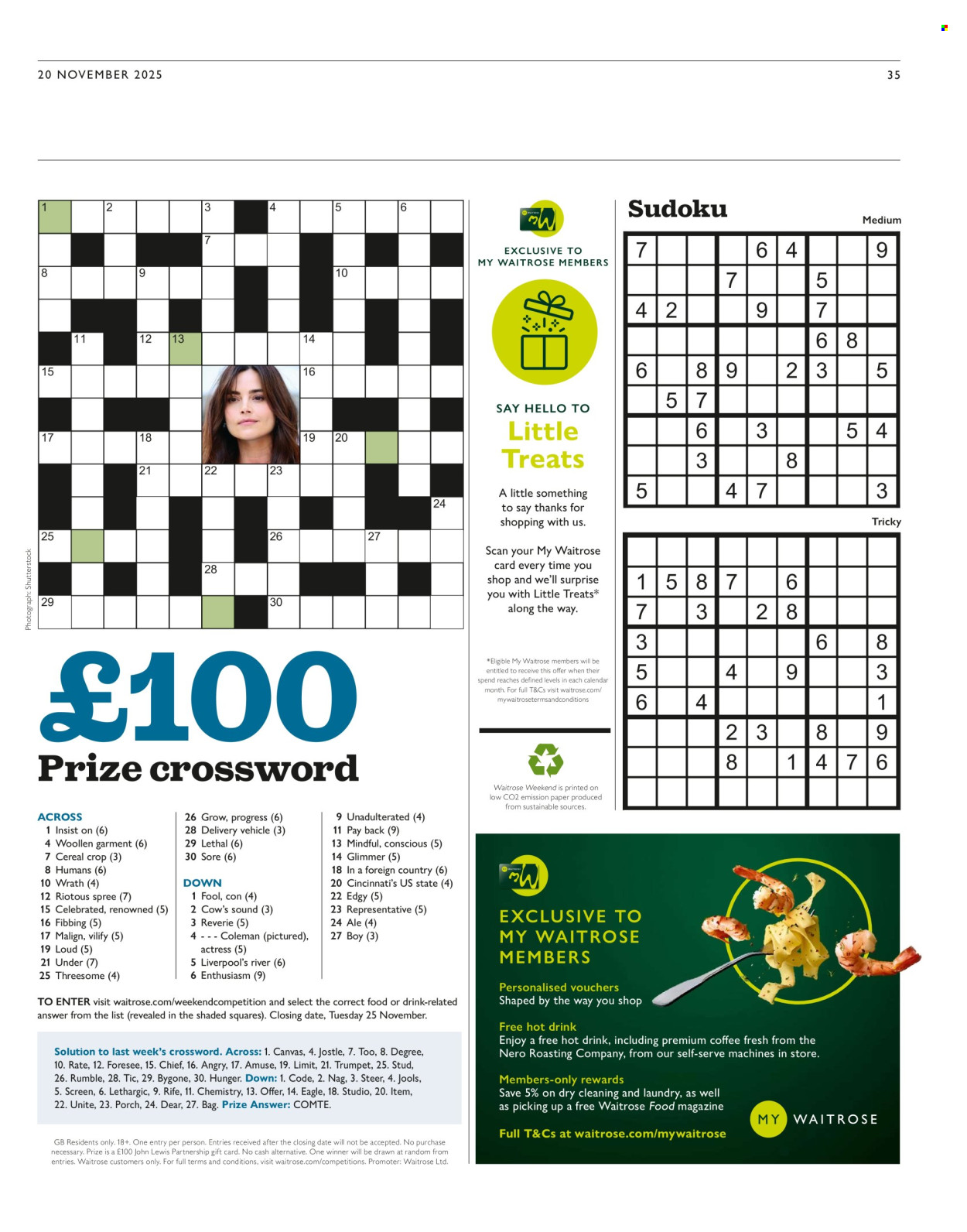 Waitrose offer. Page 35