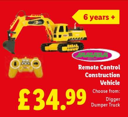 Remote Control Construction Vehicle