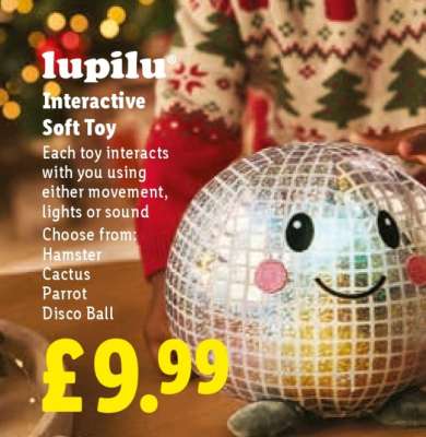 Lupilu Interactive Soft Toy