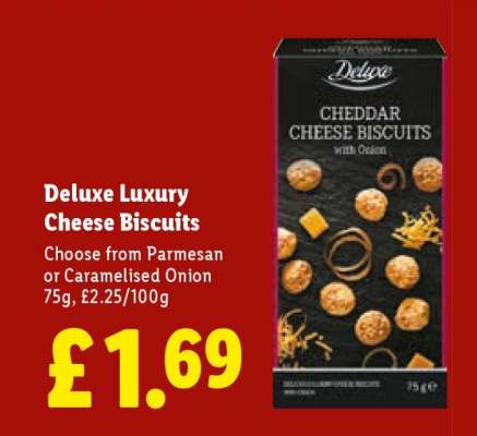 Deluxe Luxury Cheese Biscuits