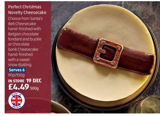 Perfect Christmas Novelty Cheesecake