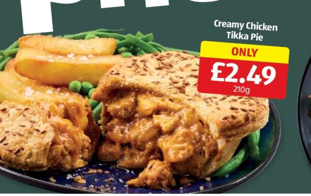Creamy Chicken Tikka Pie