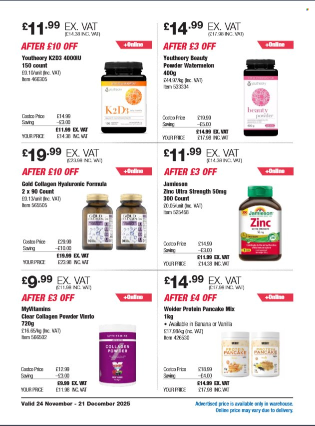 Costco offer - 24/11/2025 - 21/12/2025. Page 30