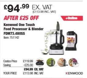 Kenwood One Touch Food Processor & Blender FDM73.480SS