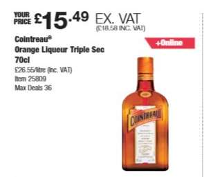 Cointreau Orange Liqueur Triple Sec 70cl