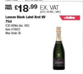 Lanson Black Label Brut NV 75cl