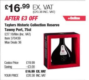 Taylors Historic Collection Reserve Tawny Port, 75cl