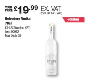 Belvedere Vodka 70cl