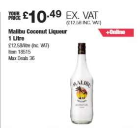 Malibu Coconut Liqueur 1 Litre
