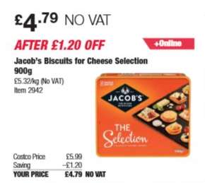 Jacob's Biscuits for Cheese Selection