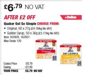 Quaker Oat So Simple