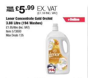 Lenor Concentrate Gold Orchid 3.88 Litre (194 Washes)
