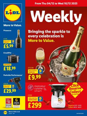 Lidl offer  - 04/12/2025 - 10/12/2025.
