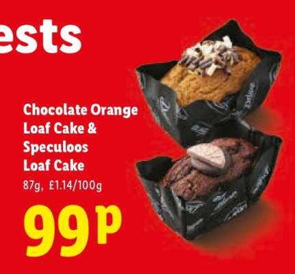 Chocolate Orange Loaf Cake & Speculoos Loaf Cake