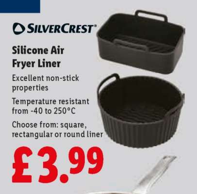 SilverCrest Silicone Air Fryer Liner
