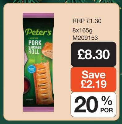 Peter's Pork Sausage Roll