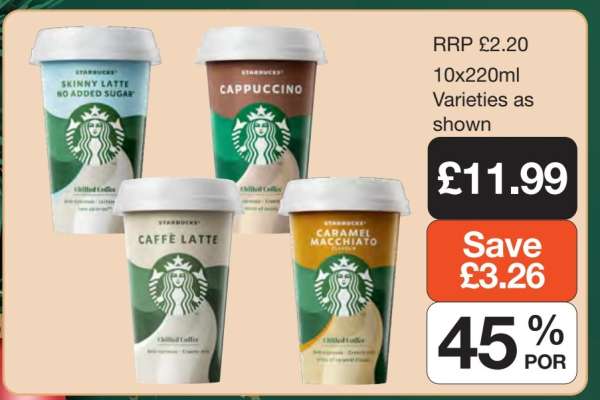 Starbucks Chilled Coffee