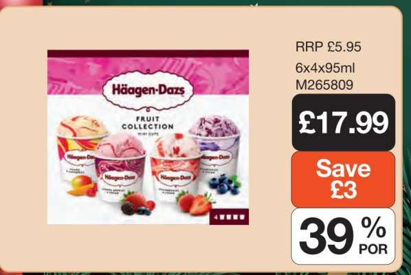 Häagen-Dazs Fruit Collection