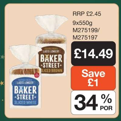 Baker Street Sliced Bread