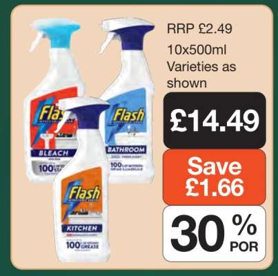 Flash Cleaning Sprays