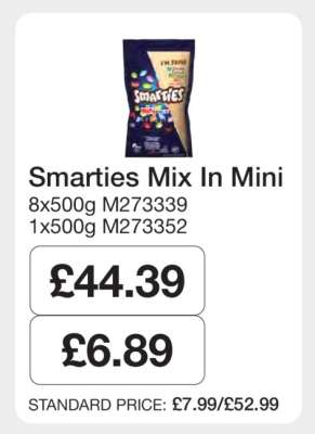 Smarties Mix in Mini