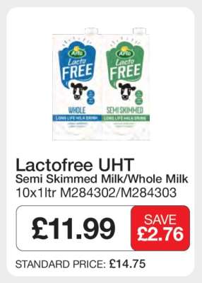 Lactofree UHT Semi Skimmed Milk/Whole Milk