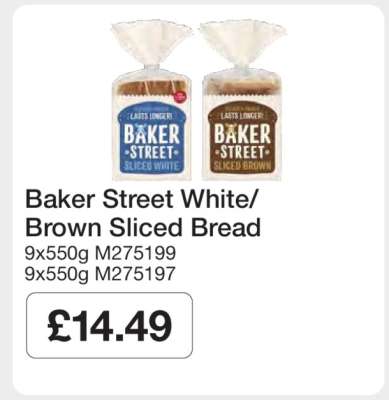 Baker Street White/Brown Sliced Bread