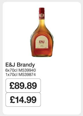 E&J BRANDY