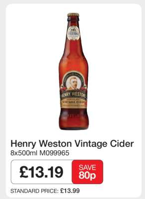 Henry Weston Vintage Cider