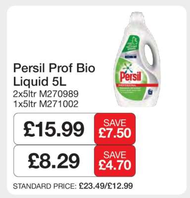 Persil Prof Bio Liquid 5L