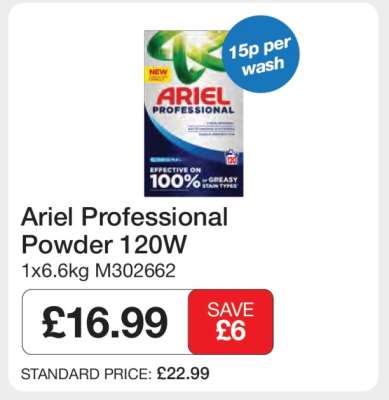 Ariel Professional Powder 120W