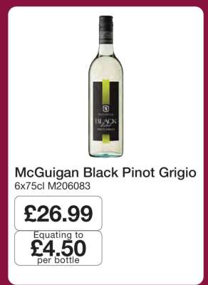 McGuigan Black Pinot Grigio