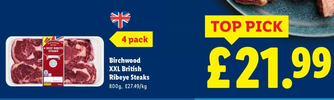 Birchwood XXL British Ribeye Steaks