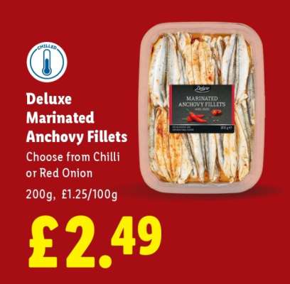 Deluxe Marinated Anchovy Fillets